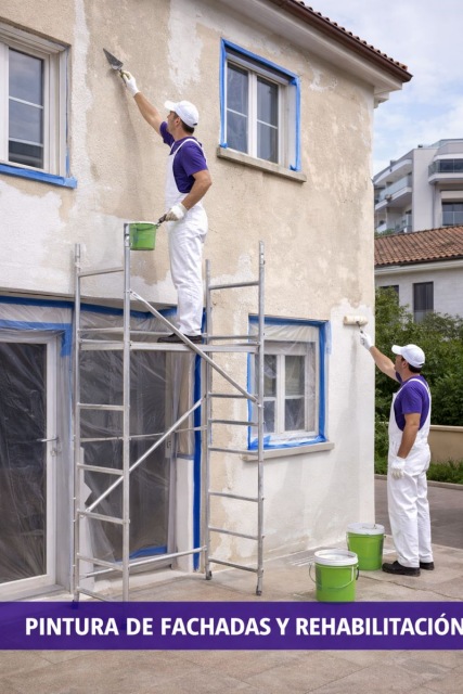 pintores de exteriores, fachadas en cantabria